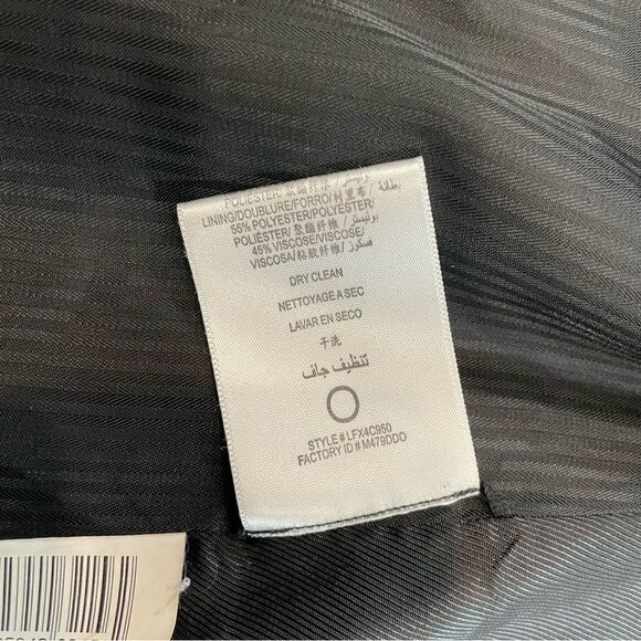 Bcbgmaxazria Black Wool blazer with satin bottom hem - Picture 10 of 15